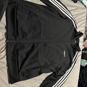 Brand-adidas color-black with white strips Size-2xl